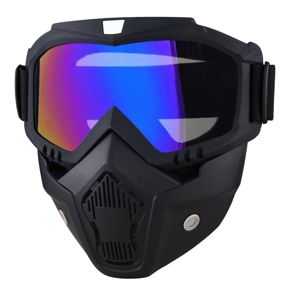 Paintball Mask Anti Fog,Tactical Full Face Mask Ski Mask Goggles Detachable Adjustable,Motorcycle Riding Face Protection (Colorful) Paintball Mask Anti Fog,Tactical Full Face Mask Ski Mask Goggles Detachable Adjustable,Motorcycle Riding Face Protection (Colorful)