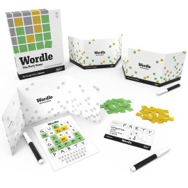 Hasbro Gaming Wordle The Party Game for 2-4 Players, Official Wordle Board Game Inspired by New York Times, Games for Ages 14+, Word Games Hasbro Gaming Wordle The Party Game for 2-4 Players, Official Wordle Board Game Inspired by New York Times, Games for Ages 14+, Word Games