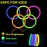 Leetous Glow Sticks Party Pack 8-50,Light up Bracelets & Necklaces Accessories for Kids, Neon Glow in the Dark Party Favor Supplies Decorations for Birthday, Camping, Wedding, Dance Activities