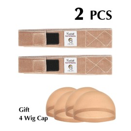 Yuest 2 Pack Wig Grip Band - Velvet Wig Grips Adjustable Headband Stay Put No Slip Edge Saver Yuest 2 Pack Wig Grip Band - Velvet Wig Grips Adjustable Headband Stay Put No Slip Edge Saver