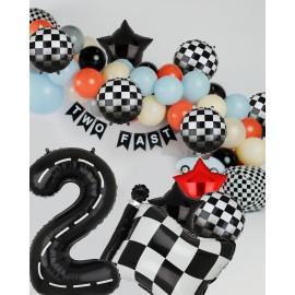 Race Car Birthday Balloons 40 Inch Racetrack Number Balloon 2 Black Boys Two Fast Birthday Race Car Theme Party Decor Supplies 5 Pcs Mylar Balloon Race Car Birthday Balloons 40 Inch Racetrack Number Balloon 2 Black Boys Two Fast Birthday Race Car Theme Party Decor Supplies 5 Pcs Mylar Balloon