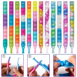 Pop Bracelets Fidget Toys Bulk Its 24 Pack Party Favors for Kids Pop Fidget Bracelet It Fidget Toy Fidgets for Classroom Prizes End of Year Student Gifts Birthday Goodie Bag Stuffers Toys for Girl Boy Pop Bracelets Fidget Toys Bulk Its 24 Pack Party Favors for Kids Pop Fidget Bracelet It Fidget Toy Fidgets for Classroom Prizes End of Year Student Gifts Birthday Goodie Bag Stuffers Toys for Girl Boy