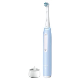 Oral-B iO Deep Clean Rechargeable Electric Powered Toothbrush, Icy Blue with iO Series 3 Limited, 2 Brush Heads and Travel Case - Pressure Sensor to Protect Gums - 3 Cleaning Settings - 2 Minute Timer Oral-B iO Deep Clean Rechargeable Electric Powered Toothbrush, Icy Blue with iO Series 3 Limited, 2 Brush Heads and Travel Case - Pressure Sensor to Protect Gums - 3 Cleaning Settings - 2 Minute Timer