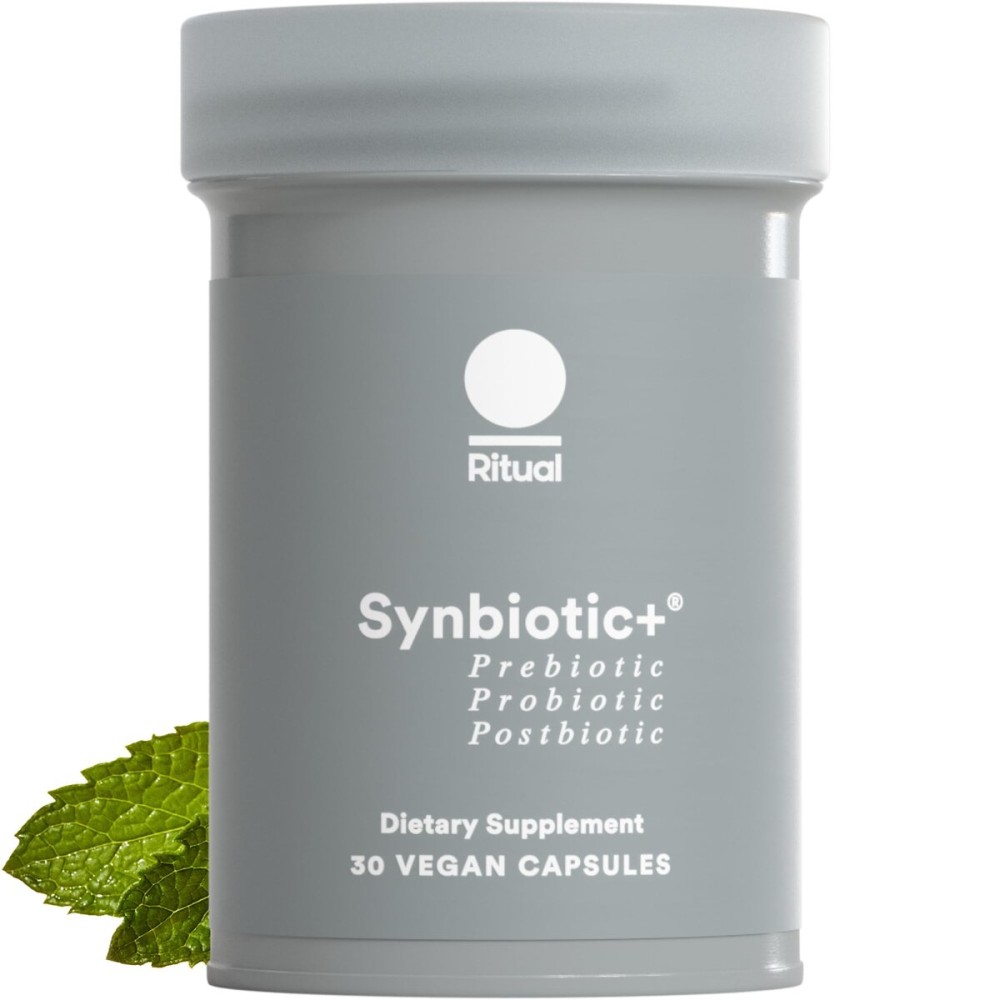 Ritual Synbiotic+ Probiotic, Prebiotic, Postbiotic, 3-in-1 Supplement for Gut Health and Digestive Support, Regularity, Bloat, Immune, Vegan Delayed-Released Daily Capsule, Women and Men, 30 Day Ritual Synbiotic+ Probiotic, Prebiotic, Postbiotic, 3-in-1 Supplement for Gut Health and Digestive Support, Regularity, Bloat, Immune, Vegan Delayed-Released Daily Capsule, Women and Men, 30 Day