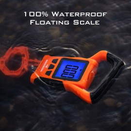 KastKing Fish Scale, WideView Floating Waterproof Digital Scale with No-Puncture Lip Gripper, 2.5 Large LCD Display, 110lb Capacity, Stores up to 9 Weights, Orange KastKing Fish Scale, WideView Floating Waterproof Digital Scale with No-Puncture Lip Gripper, 2.5 Large LCD Display, 110lb Capacity, Stores up to 9 Weights, Orange