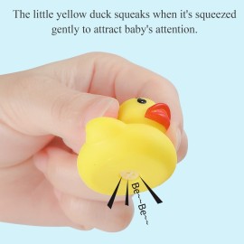 60 PCS Rubber Ducks Bath Toys Mini Ducks Float and Fun Squeak for Kids Bath Toy Shower Decorations Birthday Party Carnival Game Gift 60 PCS Rubber Ducks Bath Toys Mini Ducks Float and Fun Squeak for Kids Bath Toy Shower Decorations Birthday Party Carnival Game Gift