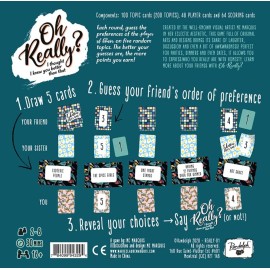 Oh Really | Party Game for Teens and Adults | Ages 16+ | 2 to 8 Players | 30 Minutes Oh Really | Party Game for Teens and Adults | Ages 16+ | 2 to 8 Players | 30 Minutes