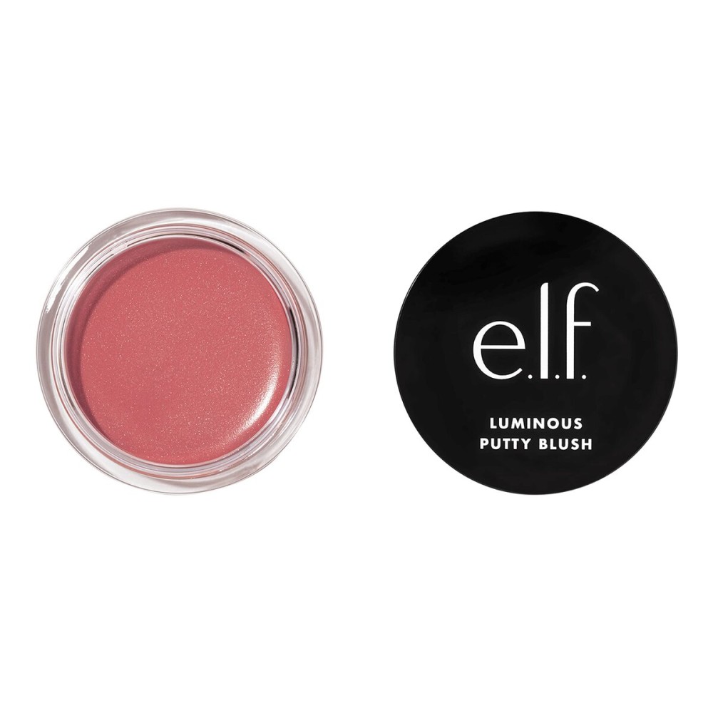 e.l.f. Luminous Putty Blush, Putty-to-Powder, Buildable Blush With A Subtle Shimmer Finish, Highly Pigmented & Creamy, Vegan & Cruelty-Free, Bermuda e.l.f. Luminous Putty Blush, Putty-to-Powder, Buildable Blush With A Subtle Shimmer Finish, Highly Pigmented & Creamy, Vegan & Cruelty-Free, Bermuda