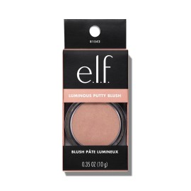 e.l.f. Luminous Putty Blush, Putty-to-Powder, Buildable Blush With A Subtle Shimmer Finish, Highly Pigmented & Creamy, Vegan & Cruelty-Free, Maui e.l.f. Luminous Putty Blush, Putty-to-Powder, Buildable Blush With A Subtle Shimmer Finish, Highly Pigmented & Creamy, Vegan & Cruelty-Free, Maui