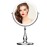 WIZCHARK 9 Large Lighted Makeup Mirror, 1X/10X Magnifying Vanity Mirror with 3 Colors Dimmable Lightning, 80 LED Lights, 360Rotation Double Sided Standing Desk Mirror