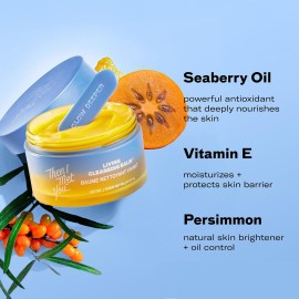 Then I Met You Living Cleansing Balm, Oil Cleanser for Face & Makeup Remover with Grape Seed, Olive & Seaberry Oil, Vegan Korean Skincare for All-Skin Types (3.17 Oz) Then I Met You Living Cleansing Balm, Oil Cleanser for Face & Makeup Remover with Grape Seed, Olive & Seaberry Oil, Vegan Korean Skincare for All-Skin Types (3.17 Oz)