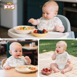 KIIS Disposable Baby Bibs for Baby Boys and Girls - Individually Packaged - Hygienic, Soft and Leakproof (20 PCS) (Animal) KIIS Disposable Baby Bibs for Baby Boys and Girls - Individually Packaged - Hygienic, Soft and Leakproof (20 PCS) (Animal)