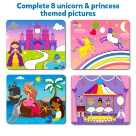 Skillmatics Dot It Sticker Art Activity - Unicorns & Princesses, Mess-Free Fun for Kids, 500+ Stickers, Craft Kits, DIY Scrapbooking Activity, Travel Toys, Gifts for Girls & Boys Ages 3, 4, 5, 6, 7 Skillmatics Dot It Sticker Art Activity - Unicorns & Princesses, Mess-Free Fun for Kids, 500+ Stickers, Craft Kits, DIY Scrapbooking Activity, Travel Toys, Gifts for Girls & Boys Ages 3, 4, 5, 6, 7