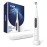 Oral-B iO Series 5 Rechargeable Electric Toothbrush with Visible Pressure Sensor to Protect Gums, 2 Minute Timer, 5 Cleaning Settings, 1 Replacement Toothbrush Heads, and Travel Case, White