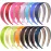 anezus 16 Pcs Satin Headbands Bulk 1 Inch Anti-slip Ribbon Hair Bands Plain Hard Headbands for Women Girls DIY Craft Hair Accessories (Multicolor)