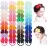 jollybows 40pcs Baby Girls Grosgrain Ribbon Hair Bows Headbands 3 Hair Band Hair Accessories for Infants Newborn Toddler