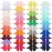 jollybows 40pcs Baby Girls Grosgrain Ribbon Hair Bows Headbands 3 Hair Band Hair Accessories for Infants Newborn Toddler