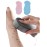 Magic Exfoliating Bath Sponge,3D Super Soft Exfoliating Bath Sponge, Skin Friendly and Reusable for Adults Children and Pregnant Women. (Blue+Pink)