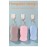 Magic Exfoliating Bath Sponge,3D Super Soft Exfoliating Bath Sponge, Skin Friendly and Reusable for Adults Children and Pregnant Women. (Blue+Pink)