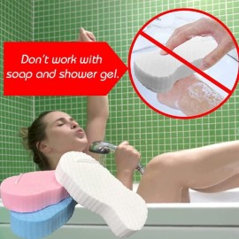 Magic Exfoliating Bath Sponge,3D Super Soft Exfoliating Bath Sponge, Skin Friendly and Reusable for Adults Children and Pregnant Women. (Blue+Pink) Magic Exfoliating Bath Sponge,3D Super Soft Exfoliating Bath Sponge, Skin Friendly and Reusable for Adults Children and Pregnant Women. (Blue+Pink)