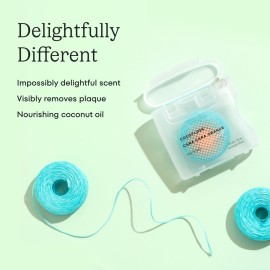 Cocofloss Woven Dental Floss, Dentist-Designed Oral Care, Waxed, Vegan, Kid-Friendly, with Coconut Oil, 4-Pack of Mint, Coconut, Orange, Strawberry (33 yard Each) Cocofloss Woven Dental Floss, Dentist-Designed Oral Care, Waxed, Vegan, Kid-Friendly, with Coconut Oil, 4-Pack of Mint, Coconut, Orange, Strawberry (33 yard Each)