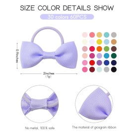 Jollybows 60PCS 2 Inches Baby Girls Hair Bows Ties Mini Boutique Elastic Hair Rubber Ribbon Hair Band Accessories for Kids Toddlers Infants (60 PCS) Jollybows 60PCS 2 Inches Baby Girls Hair Bows Ties Mini Boutique Elastic Hair Rubber Ribbon Hair Band Accessories for Kids Toddlers Infants (60 PCS)