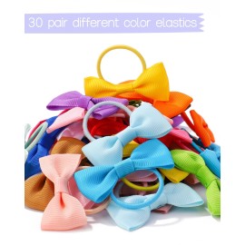 Jollybows 60PCS 2 Inches Baby Girls Hair Bows Ties Mini Boutique Elastic Hair Rubber Ribbon Hair Band Accessories for Kids Toddlers Infants (60 PCS) Jollybows 60PCS 2 Inches Baby Girls Hair Bows Ties Mini Boutique Elastic Hair Rubber Ribbon Hair Band Accessories for Kids Toddlers Infants (60 PCS)
