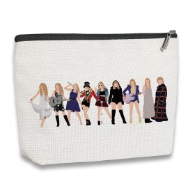 Music Lover Gifts for Women, Album Inspired Gift, Song Lovers Gift, Makeup Bag Gifts for Mom Daughter Sister Friend BFF Girls, Singer\'s Merchandise, Travel Toiletry Makeup Organizer Zipper Pouch