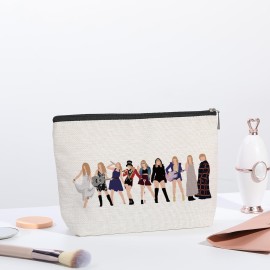 Music Lover Gifts for Women, Album Inspired Gift, Song Lovers Gift, Makeup Bag Gifts for Mom Daughter Sister Friend BFF Girls, Singer\'s Merchandise, Travel Toiletry Makeup Organizer Zipper Pouch Music Lover Gifts for Women, Album Inspired Gift, Song Lovers Gift, Makeup Bag Gifts for Mom Daughter Sister Friend BFF Girls, Singer\'s Merchandise, Travel Toiletry Makeup Organizer Zipper Pouch