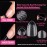 UNA GELLA Short Almond Round Fake Nails 216pcs Almond Press on Nails Pre-shape Oval Gel Nail Tips for Full Cover Acrylic Short Round Nails For Nails tips Extension 12 Sizes