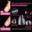 UNA GELLA Short Fake Nails Tips Almond Shape 504PCS Soft Press On Gel Nail Tips Pre Shaped For Women Home Almond Nail Extension Full Cover, 12 Sizes Acrylic Gelly Tips
