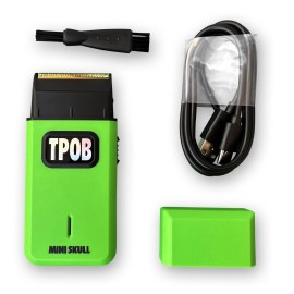 TPOB Mini Skull Single Shaver Compact Design That can fit in Your Pocket with a Turbo Charged Motor, Perfect for Both Professional and at-Home use (Slime) TPOB Mini Skull Single Shaver Compact Design That can fit in Your Pocket with a Turbo Charged Motor, Perfect for Both Professional and at-Home use (Slime)
