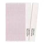 24 Pack Nail Files, 100/180 Grit Double Sides Professional Reusable Washable Nail File, Emery Boards Manicure Tool for Acrylic Nails