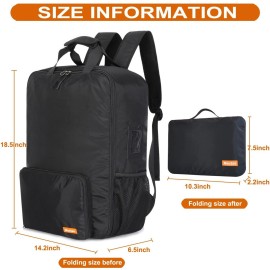 Mactso Stroller Travel Bag Compatible with GB Pockit and GB Pockit Air Plus All Terrain, Lightweight Stroller Travel Backpack for Airplane (Black, M) Mactso Stroller Travel Bag Compatible with GB Pockit and GB Pockit Air Plus All Terrain, Lightweight Stroller Travel Backpack for Airplane (Black, M)