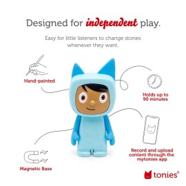 Tonies Creative Audio Character - Record and Upload up to 90 Minutes of Your Own Stories and Songs - Light Blue/Medium Tonies Creative Audio Character - Record and Upload up to 90 Minutes of Your Own Stories and Songs - Light Blue/Medium