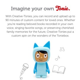 Tonies Creative Audio Character - Record and Upload up to 90 Minutes of Your Own Stories and Songs - Light Blue/Medium Tonies Creative Audio Character - Record and Upload up to 90 Minutes of Your Own Stories and Songs - Light Blue/Medium