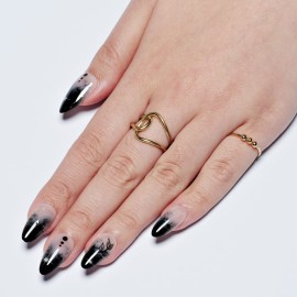 GLAMERMAID Press on Nails Medium Almond, Halloween Gothic Black Ombre French Tip Glue on Gel Nails, 24Pcs Short Stiletto Acrylic False Nails Kits Reusable Full Cover Stick on Nails for Women Girls GLAMERMAID Press on Nails Medium Almond, Halloween Gothic Black Ombre French Tip Glue on Gel Nails, 24Pcs Short Stiletto Acrylic False Nails Kits Reusable Full Cover Stick on Nails for Women Girls