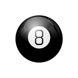 Yassk Mystic 8 Ball Retro Edition Fortune Telling Ball with Floating Answers, Novelty Toy Funny Gift Mystic Black Ball Yassk Mystic 8 Ball Retro Edition Fortune Telling Ball with Floating Answers, Novelty Toy Funny Gift Mystic Black Ball