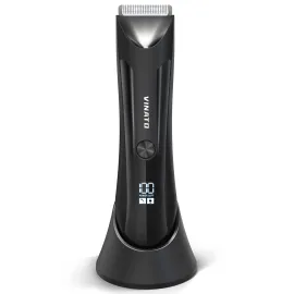 VINATO Electric Body Hair Trimmer - Manscape Ball Trimmer, Groin Hair Trimmer for Men, Waterproof Ball Shaver, USB Recharge Dock Replaceable Ceramic Blade, Male Hygiene Razor, 90 Mins Battery Life VINATO Electric Body Hair Trimmer - Manscape Ball Trimmer, Groin Hair Trimmer for Men, Waterproof Ball Shaver, USB Recharge Dock Replaceable Ceramic Blade, Male Hygiene Razor, 90 Mins Battery Life