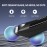 VINATO Electric Body Hair Trimmer - Manscape Ball Trimmer, Groin Hair Trimmer for Men, Waterproof Ball Shaver, USB Recharge Dock Replaceable Ceramic Blade, Male Hygiene Razor, 90 Mins Battery Life