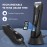 VINATO Electric Body Hair Trimmer - Manscape Ball Trimmer, Groin Hair Trimmer for Men, Waterproof Ball Shaver, USB Recharge Dock Replaceable Ceramic Blade, Male Hygiene Razor, 90 Mins Battery Life