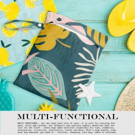 zcyxuuw Wet Bag, Wet Dry Bag, Wet Bag for Swimsuit, Travel, Beach, Pool, Diapers, Dirty Yoga Gym Clothes, Makeup Bag, Waterproof Tropical Palm Leaves Decor Jungle Palm Leaf Favors zcyxuuw Wet Bag, Wet Dry Bag, Wet Bag for Swimsuit, Travel, Beach, Pool, Diapers, Dirty Yoga Gym Clothes, Makeup Bag, Waterproof Tropical Palm Leaves Decor Jungle Palm Leaf Favors