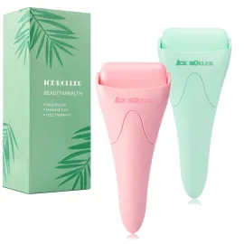 2 Pack Ice Roller for Face and Body Massage, Facial Roller Skin Care Tool for Reduce Wrinkles and Puffiness, Migraine Pain Relief and Skin Tighten, Cold Therapy for Cooling and Calming.(Pink+Green) 2 Pack Ice Roller for Face and Body Massage, Facial Roller Skin Care Tool for Reduce Wrinkles and Puffiness, Migraine Pain Relief and Skin Tighten, Cold Therapy for Cooling and Calming.(Pink+Green)