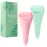 2 Pack Ice Roller for Face and Body Massage, Facial Roller Skin Care Tool for Reduce Wrinkles and Puffiness, Migraine Pain Relief and Skin Tighten, Cold Therapy for Cooling and Calming.(Pink+Green)