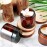 4oz Jars with Lids, Hoa Kinh 12 Pack Amber Glass Jars with Lids Empty Cosmetic Containers Round Airtight Glass Jar with Inner Liners and black Lid for Storing Lotions, Powders, and Ointments