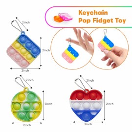 Pop Fidget Toys Bulk Its 24 Pack Party Favors for Kids 3 Shape Mini Pop Keychain It Fidget Toy Fidgets for Kids Classroom Small Prizes School End of Year Student Gifts Birthday Goodie Bag Stuffers Pop Fidget Toys Bulk Its 24 Pack Party Favors for Kids 3 Shape Mini Pop Keychain It Fidget Toy Fidgets for Kids Classroom Small Prizes School End of Year Student Gifts Birthday Goodie Bag Stuffers
