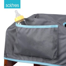 Dual-Belt Baby High Chair Cover, Upgrade Version, for Wooden or Restaurant High Chair, Sturdy and Robust Material, Waterproof Washable Stain and Slip Resistant, Gray Dual-Belt Baby High Chair Cover, Upgrade Version, for Wooden or Restaurant High Chair, Sturdy and Robust Material, Waterproof Washable Stain and Slip Resistant, Gray