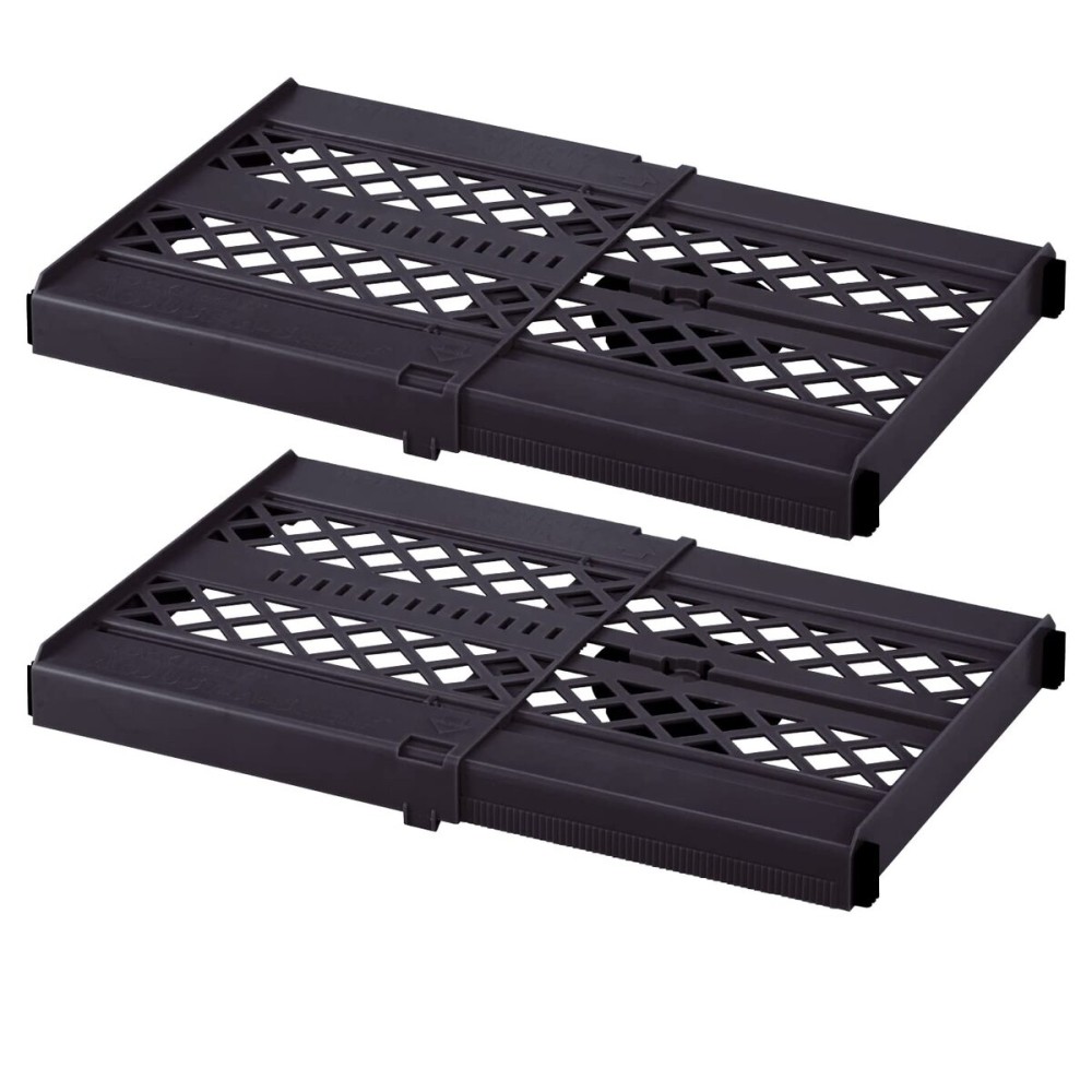 LockerMate Adjust-A-Shelf Locker Shelf, Extends to Fit Your Locker, Easy to Use, Perfect for School, Office, Gym, Black, 2-Pack LockerMate Adjust-A-Shelf Locker Shelf, Extends to Fit Your Locker, Easy to Use, Perfect for School, Office, Gym, Black, 2-Pack