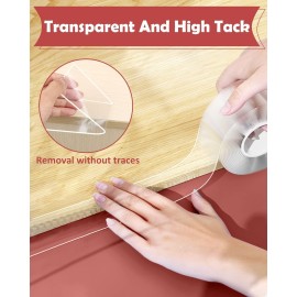 Corner Protectors Baby Proofing, Clear Edge Protector Strip, Soft Corner Protectors for Kids, Baby Child Safety Tables Corner Guards for Furniture Against Sharp Corners for Cabinets, Tables 3.3ft Corner Protectors Baby Proofing, Clear Edge Protector Strip, Soft Corner Protectors for Kids, Baby Child Safety Tables Corner Guards for Furniture Against Sharp Corners for Cabinets, Tables 3.3ft