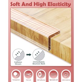 Corner Protectors Baby Proofing, Clear Edge Protector Strip, Soft Corner Protectors for Kids, Baby Child Safety Tables Corner Guards for Furniture Against Sharp Corners for Cabinets, Tables 3.3ft Corner Protectors Baby Proofing, Clear Edge Protector Strip, Soft Corner Protectors for Kids, Baby Child Safety Tables Corner Guards for Furniture Against Sharp Corners for Cabinets, Tables 3.3ft